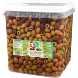 OLIVE NERE DENOCCIOLATE TIPO TAGGIASCHE IN SALAMOIA