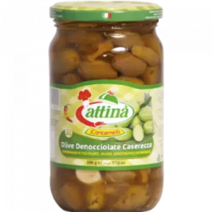 OLIVE VERDI DENOCCIOLATE CASERECCE IN OLIO