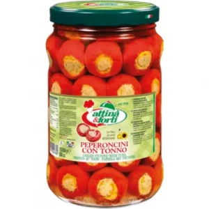 PEPERONCINI CON TONNO OLIO